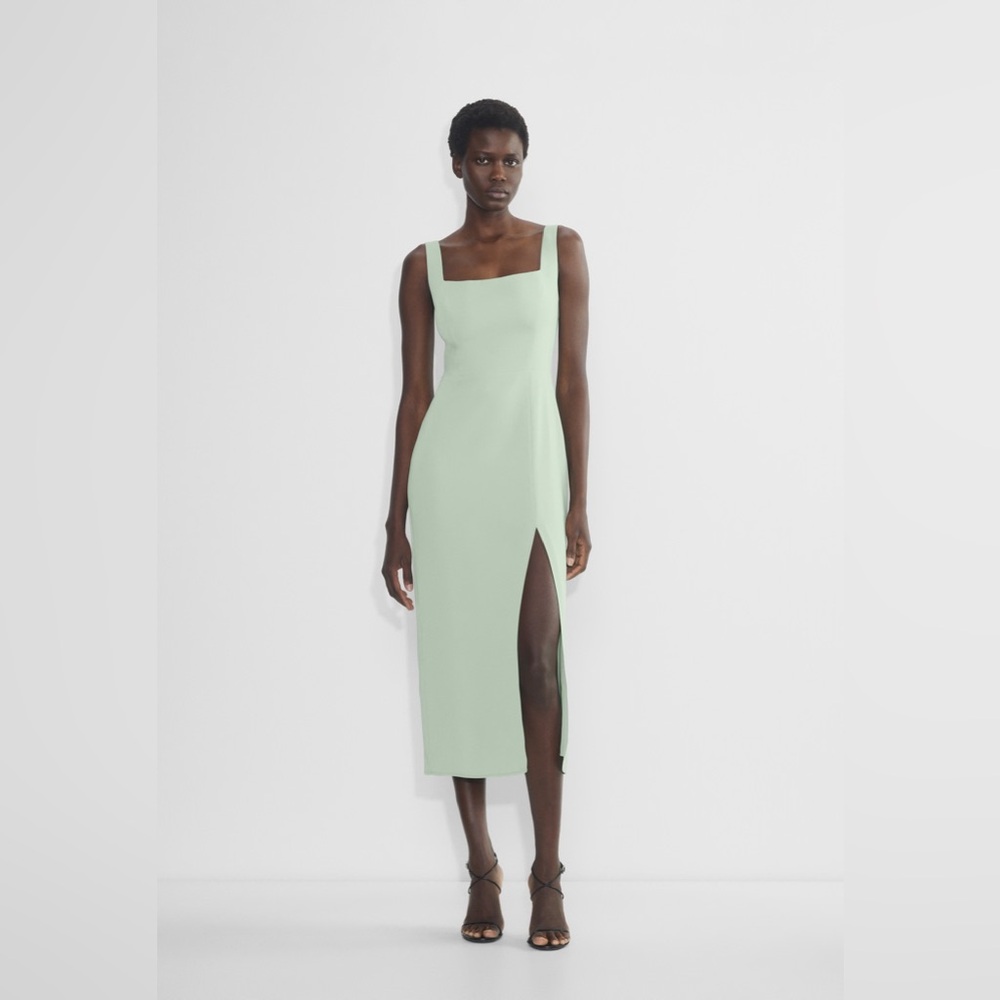 Aritzia Babaton 90s Slit Midi Dress